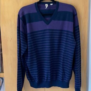 89 Cullen Men’s Merino Wool VNeck Sweater XL